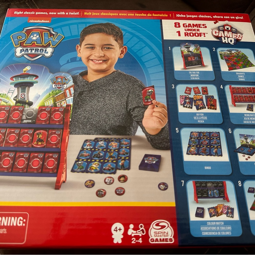 Paw Patrol Multi-Game Set - Red and Blue